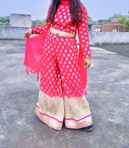 Three Piece Set Indo Western For Women ( Includes