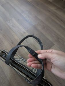 Burberry Plaid authentic hand bag