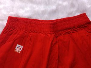 Red Casual Pants