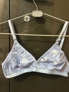 Cute Polar Bear Print Bra