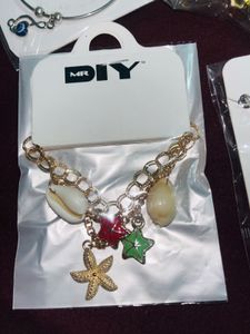 Combo Of Gold And Silver Charm Bracelet