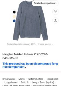 Korean Hangten Essential Sweater Soft Knit(M)