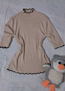 Elegant Ribbed Knit Top