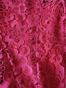 Burgundy Lace Skirt