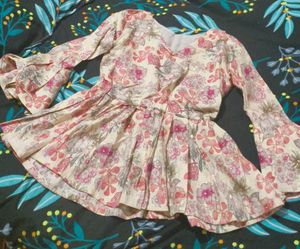 Floral Peplum Top