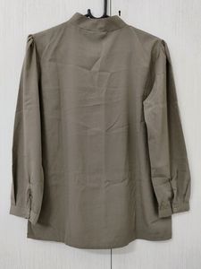 Women Grey Puffed Sleeve Top