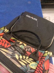 Floral Leaf Diaper Bag