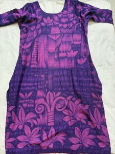 Purple Kurta Set with Dupatta
