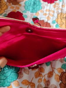 Pink Ethnic Clutch
