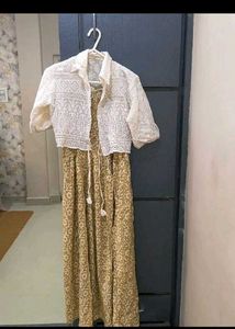 Elegant Floral Print Maxi Dress