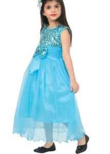 ✨ Blue Party Dress for Girls 👗💙