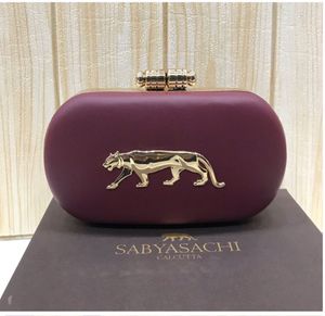 Sabyasachi Maroon Clutch