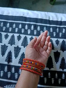 Colorful Thread Bangles