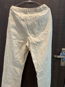 Bershka Ripped Wide Leg Jeans