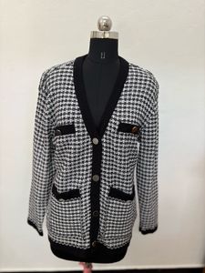 Houndstooth Cardigan