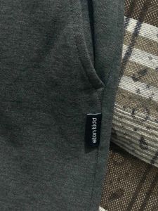 Gray Casual Pants