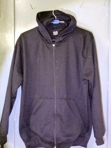 Black Zip-Up Hoodie