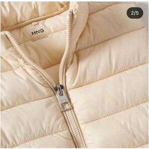 Original Mango Beige Padded Jacket