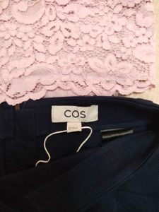 Lavender Camisole Top With Skirt Combo