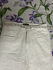Ether White Denim Jeans