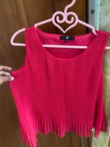 Cute Flowy  Pink Sleeveless Top