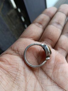 NATURAL TIGER EYE STONE RING IN SILVER