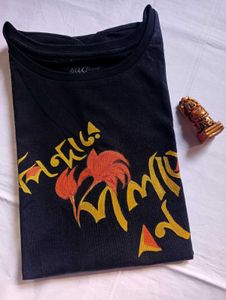 Handpainted Women Stylish Tshirt