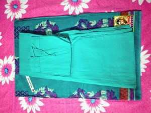 Traditional Printed Saree With Stitched Peticoat