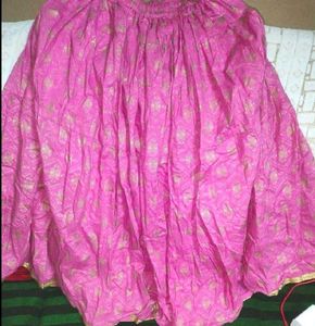 Pink Ethnic Skirt