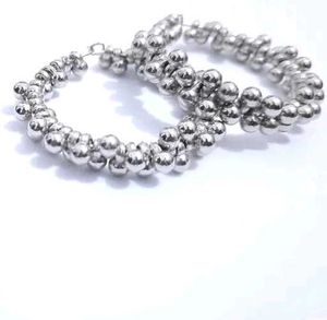 Silver Alloy Earrings