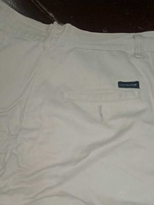 Off White Denim Casual Pants