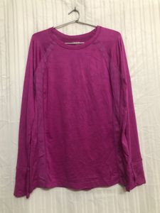 Danskin Now Pink Long Sleeve T Shirt