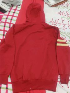 Red Rugby Hoodie