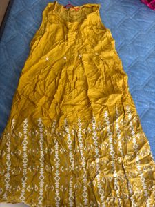 Yellow Sleeveless Dress