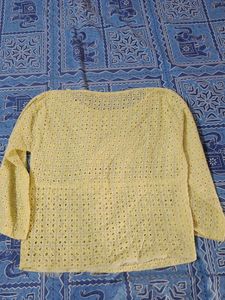 Eyelet Embroidered Top