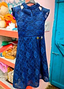 Blue Lace Dress