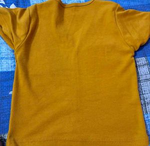 Mustard Crop Top