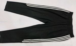 Side Lines Design Black Trousers