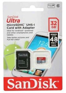 SanDisk Ultra 32gb Memory Card Class 10