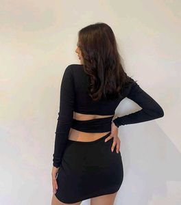 Black Cutout Party Dress