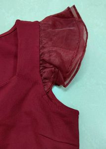 Maroon Coloured Top