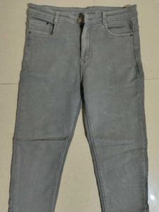 Women Gray Denim Jeans @stretch Jean