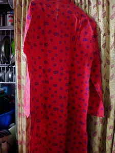 Floral Print Kurta