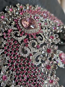 Pink Bridal Jewelry Set