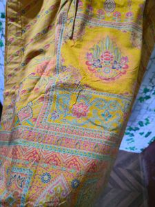 Mustard Yellow Embroidered Kurta