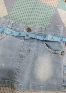 Denim Skirt For Kids