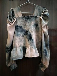 Tie-Dye Bow Top