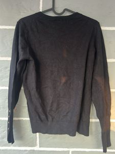 Elegant Black Long Sleeve Sweater