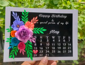 Customized Calendar For Birthday And Anniversary