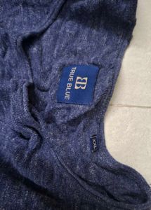 True Blue Casual Long Sleeves Pullover